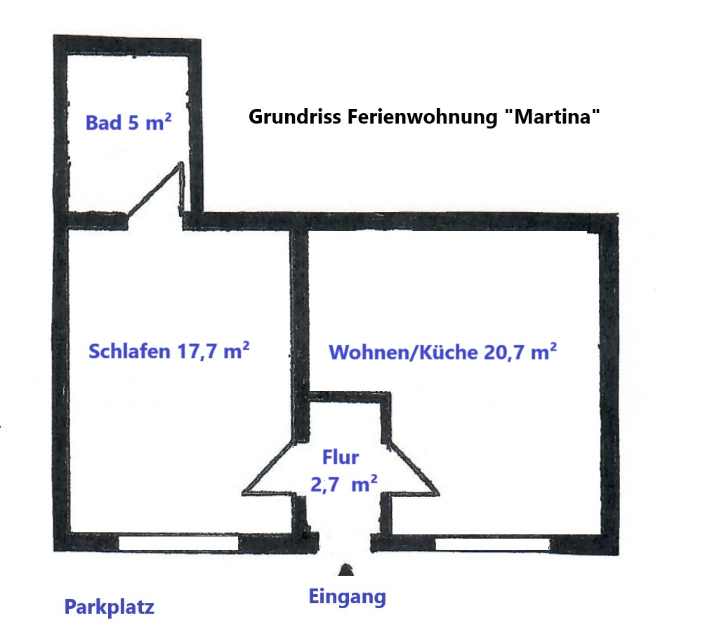 Wohnbereich der Ferienwohnung